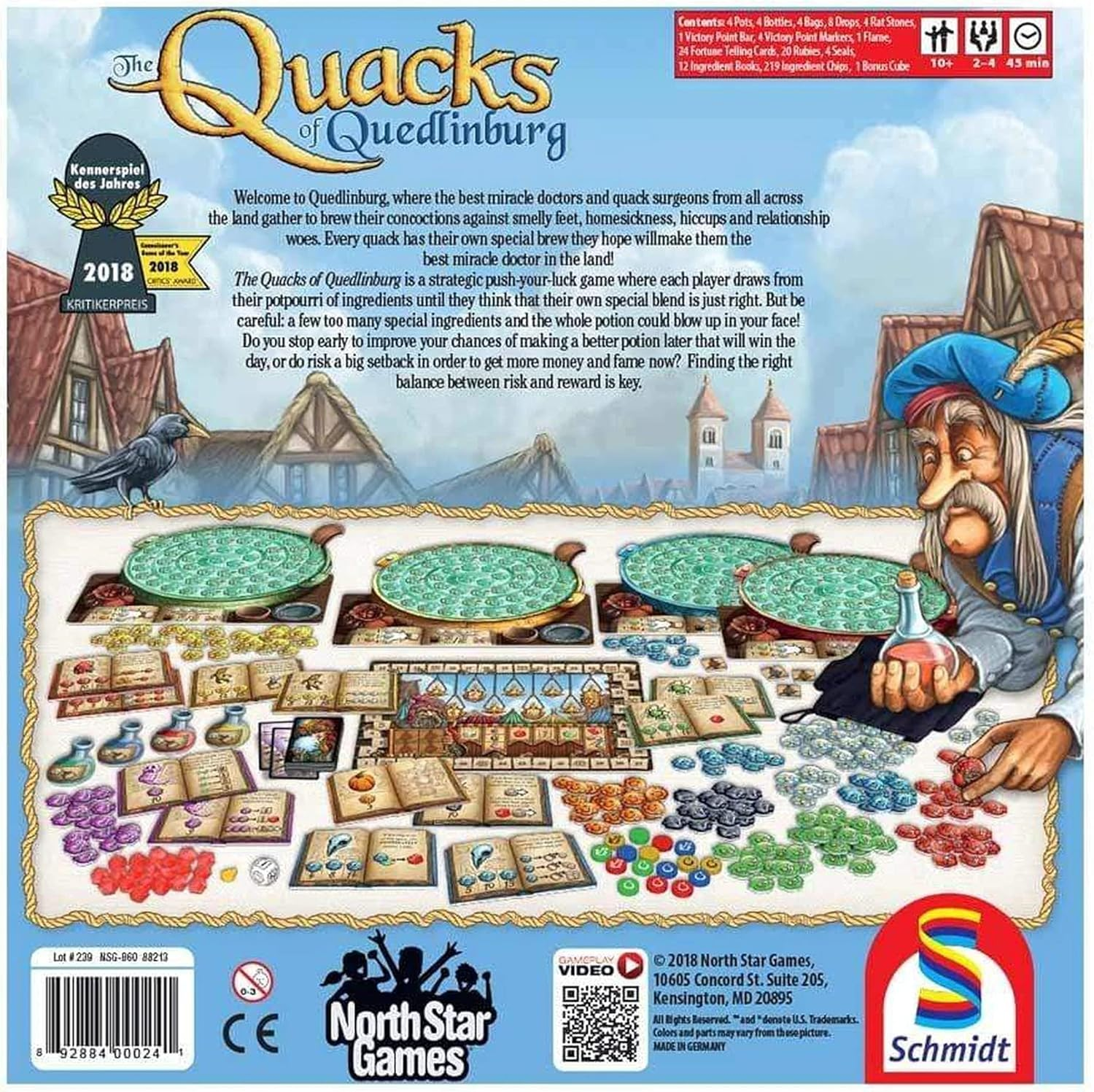 North Star Games the Quacks of Quedlinburg Board Game, Multicolored (62414) image number 2