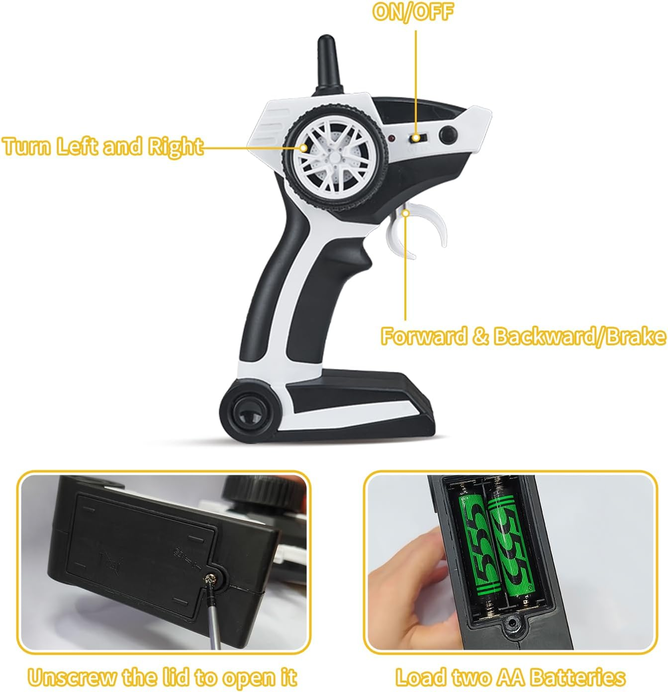 Yiwsnust Remote Control Tow Truck Toy &ndash; 2.4Ghz RC Tow Truck with Racing Car, 4 Channel Transport Crane Truck with Lights, Sounds, 28PCS Traffic Signs, 2 Batteries, RC Truck Kids Toys for 6 7 8 Boys