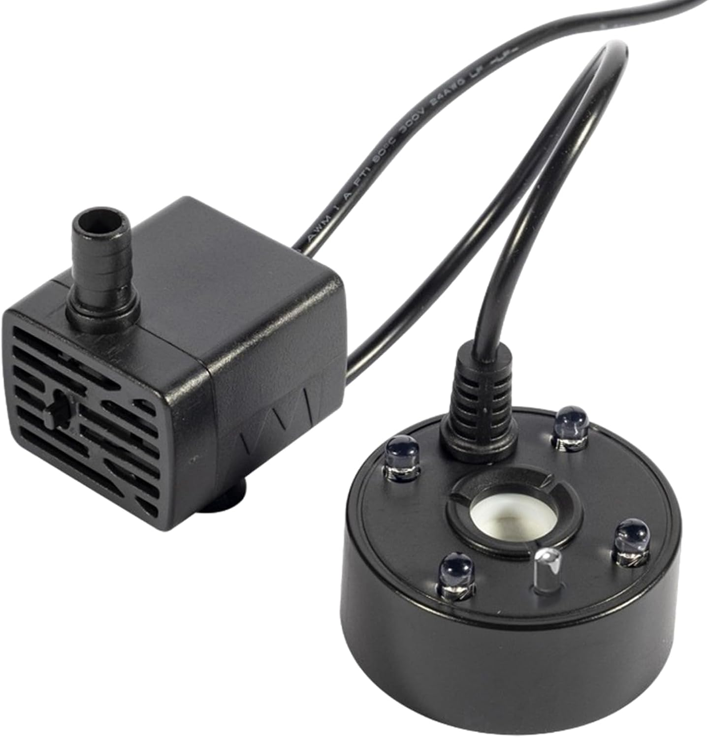 Ultrasonic Mist Maker, Fog Machine Atomizer Fogger, Ultrasonic Fogger with LED Lights, Pond Fog Mister Mist Machine for Water Fountain Pond Aquarium