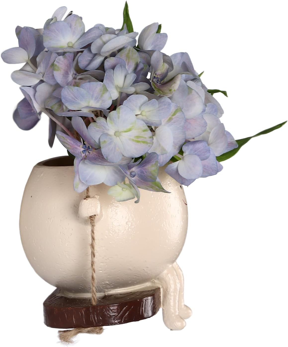 Swing Face Planter, Smiling Face Multifunctional Resin Plant Pot for Garden image number 2