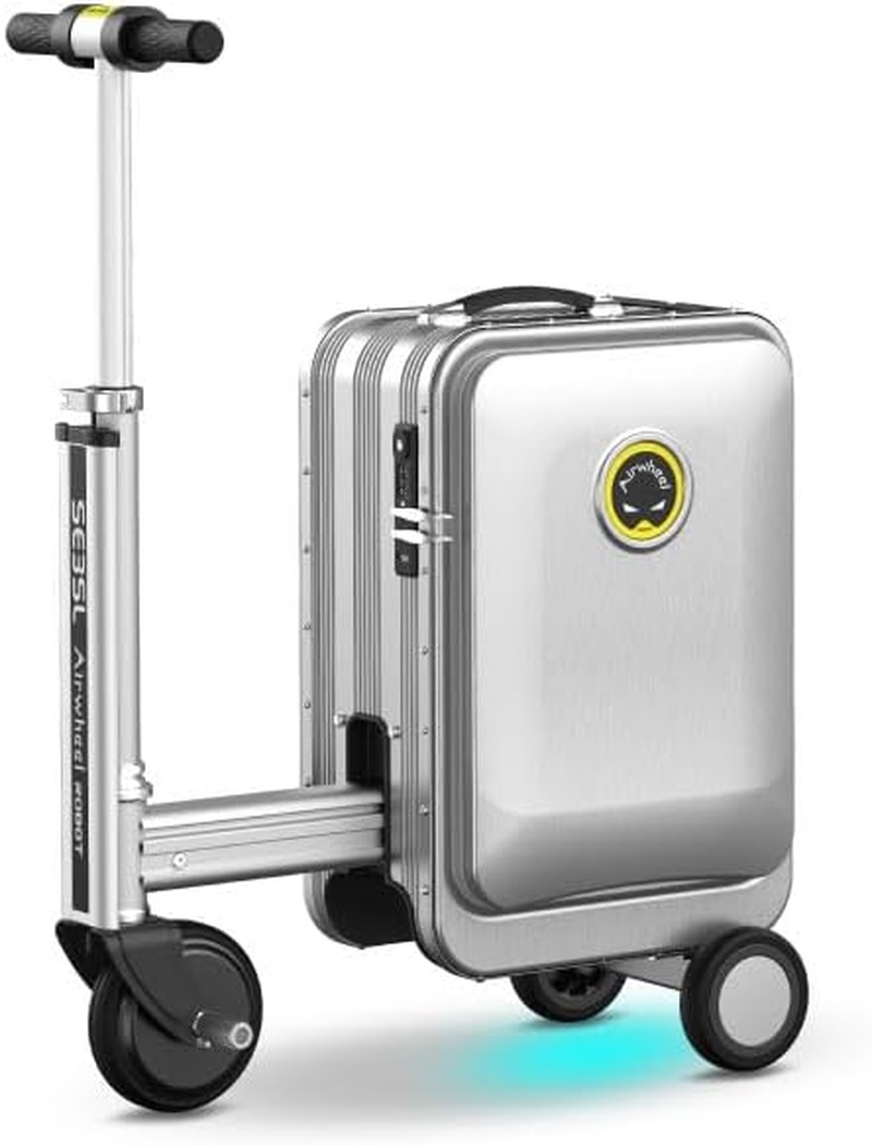 Airwheel SE3SL Electric Scooter Suitcase - Black | 20L Innovative Travel Luggage, Motorized Electric Luggage Scooter for Effortless Travel with Removable Battery (Official Dealer in Australia)
