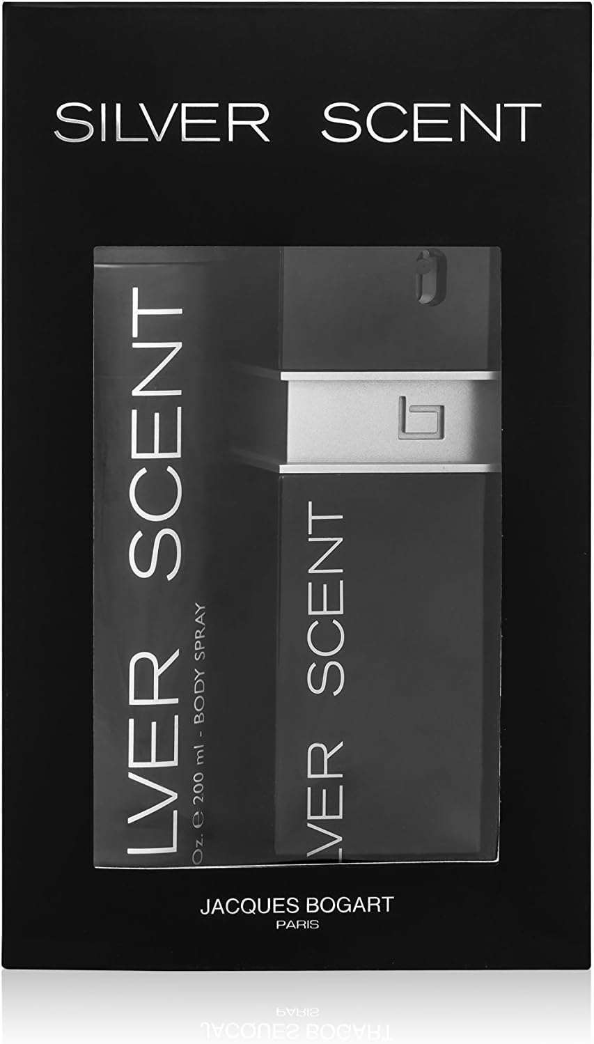 Jacques Bogart Silver Scent Eau De Toilette 2 Piece Gift Set for Men image number 1