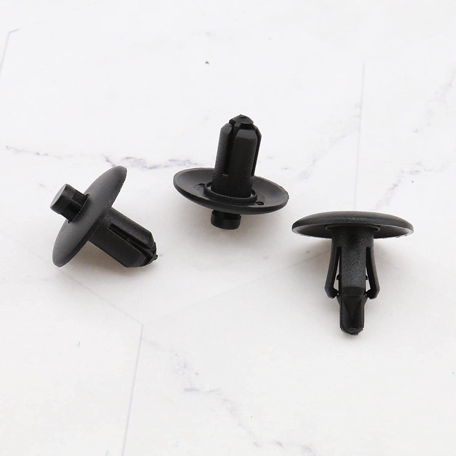 Emsea 30Pcs Wheel Arch Inner Lining Clips Car Bumper Retainers Trim Body Panel Clips 4D0807300 Plastic Compatible with Q3/Q5/Q7/A2/A4/A5/A8/S8/TT Black image number 3