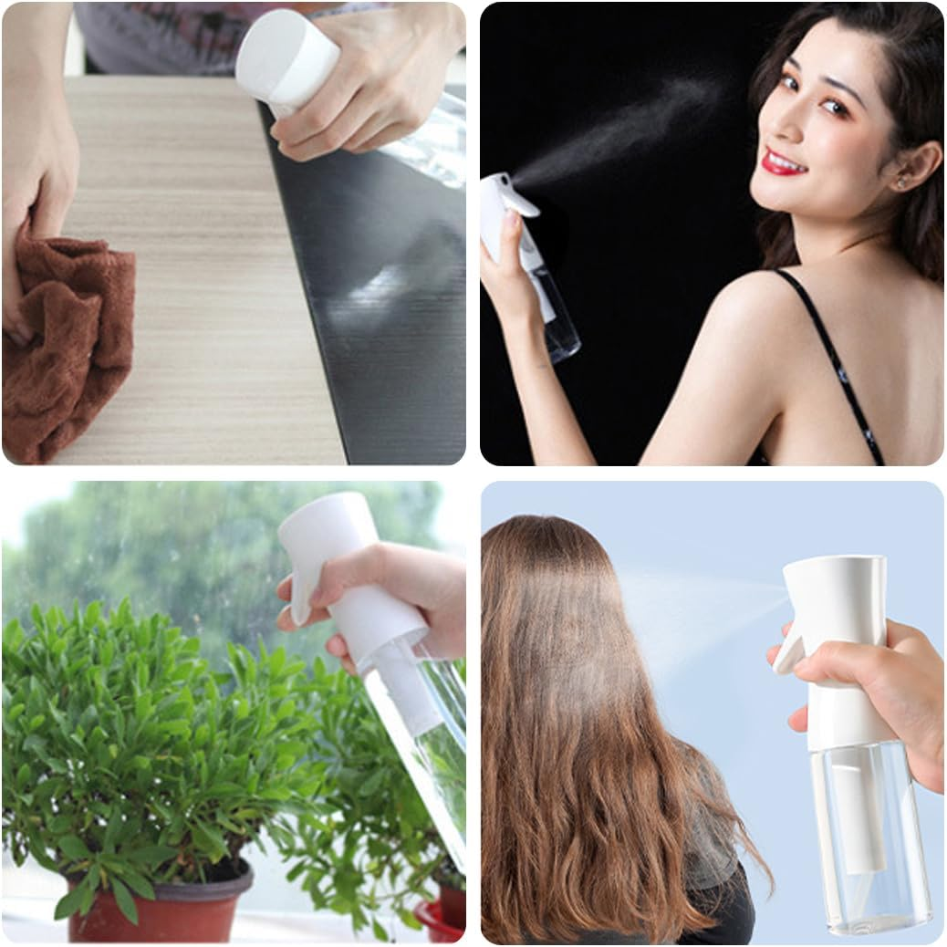 Youery 160 Ml Hair Oil Applicator Bottle with Graduated Scale, Root Comb Applicator Bottle, Spray Bottle Hair, Atomizer Pressure Ultra Fine Continuous Spray, Salon Water Sprayer image number 1