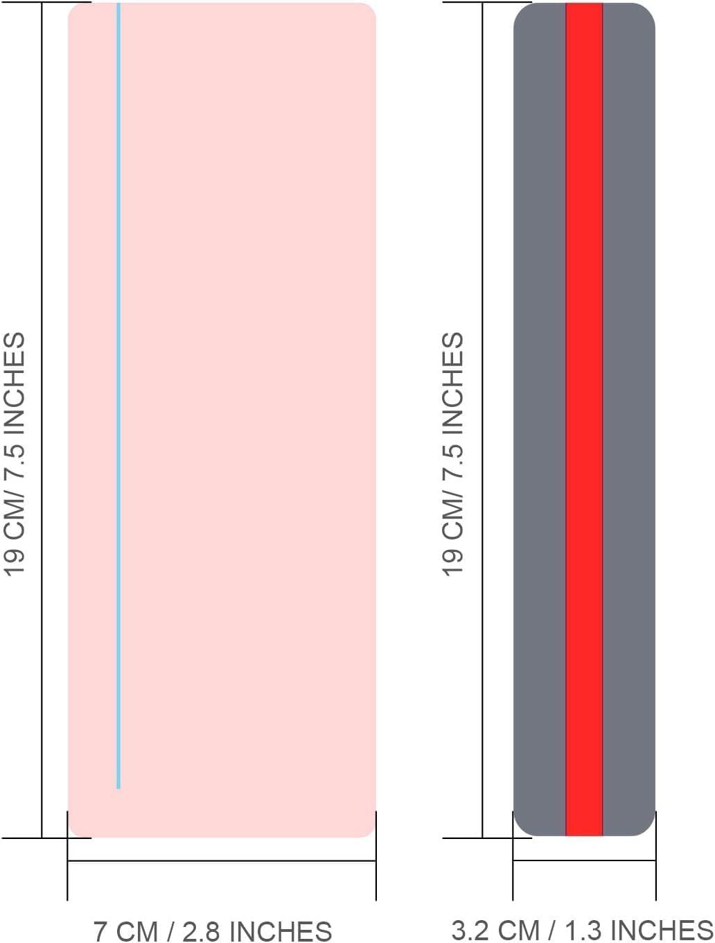 Quhoxdye 8 Pieces Guided Reading Highlight Strips Colored Overlays Bookmark Reading Tracking Rulers with Line for Dyslexia to Reduce Visual Stress (Style 2) image number 2