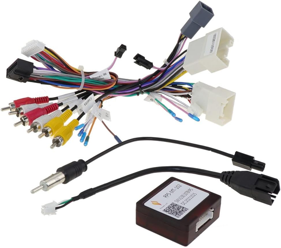 Bestycar 16Pin Car Stereo Wiring Harness Adapter with Canbus Box for Mitsubishi Outlander Pajero Support OEM Rockford Amplifier Camera SWC USB image number 6