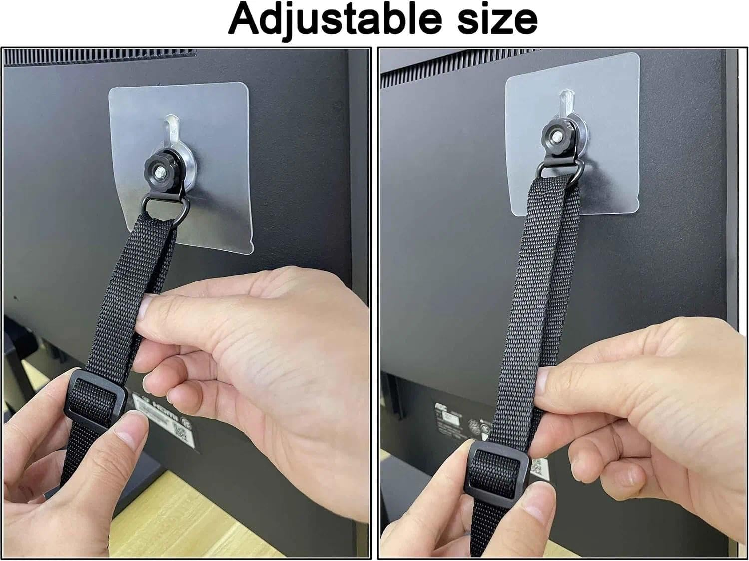 4-Pack Adjustable anti Tip TV Safety Straps, Furniture Anchor & Baby Proofing Safety for Flat Screens on TV Stands - Unron image number 3