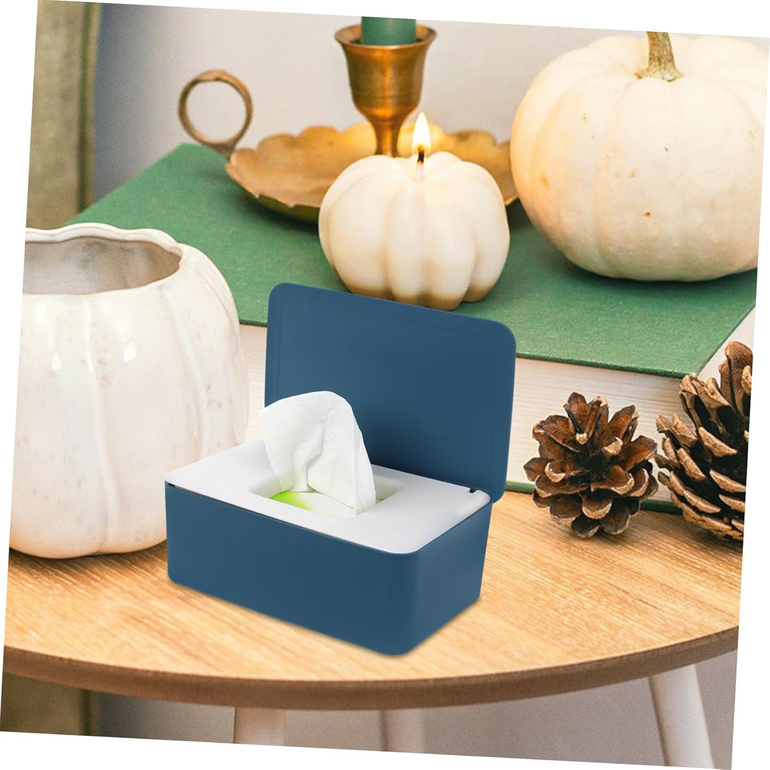 VICASKY Portable Wipes Dispenser Box Wipes Holder Storage Case Travel Tissue Organizer