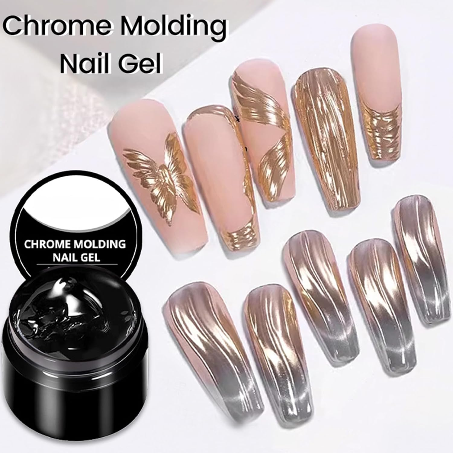 Ocastuted 3D Nail Sculpting Gel | LED/UV 3D Nail Modeling Glue - 7Ml Non-Sticky Fingernail Builder Glue, Manicure Supplies for Home Indoor School Business Trip image number 1