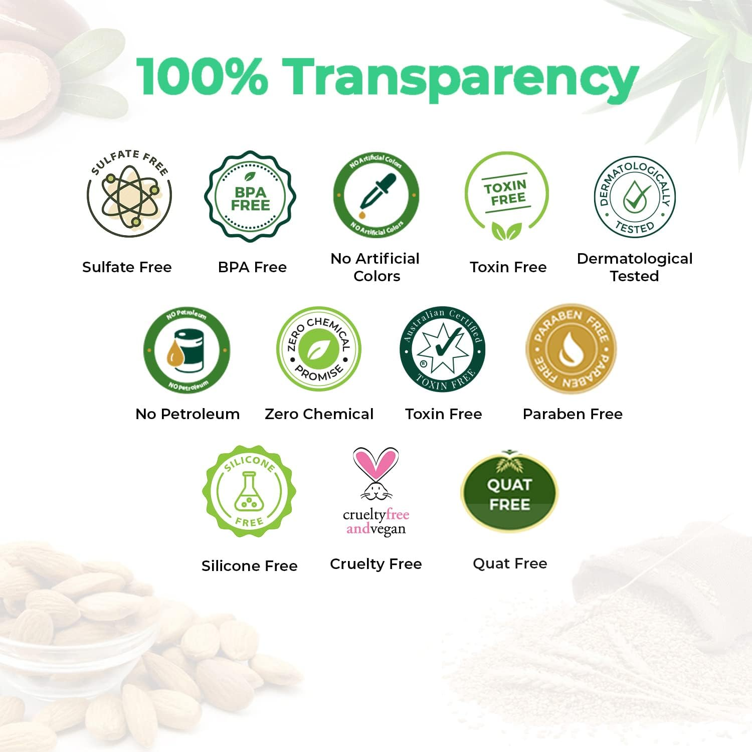 Organic Forest 100% VEGAN Pure Cold Pressed Castor Oil for Eyelashes and Eyebrows | Pure Castor Oil, Hair, Nails, Moisturising Dry Skin, Eyelashes | image number 1