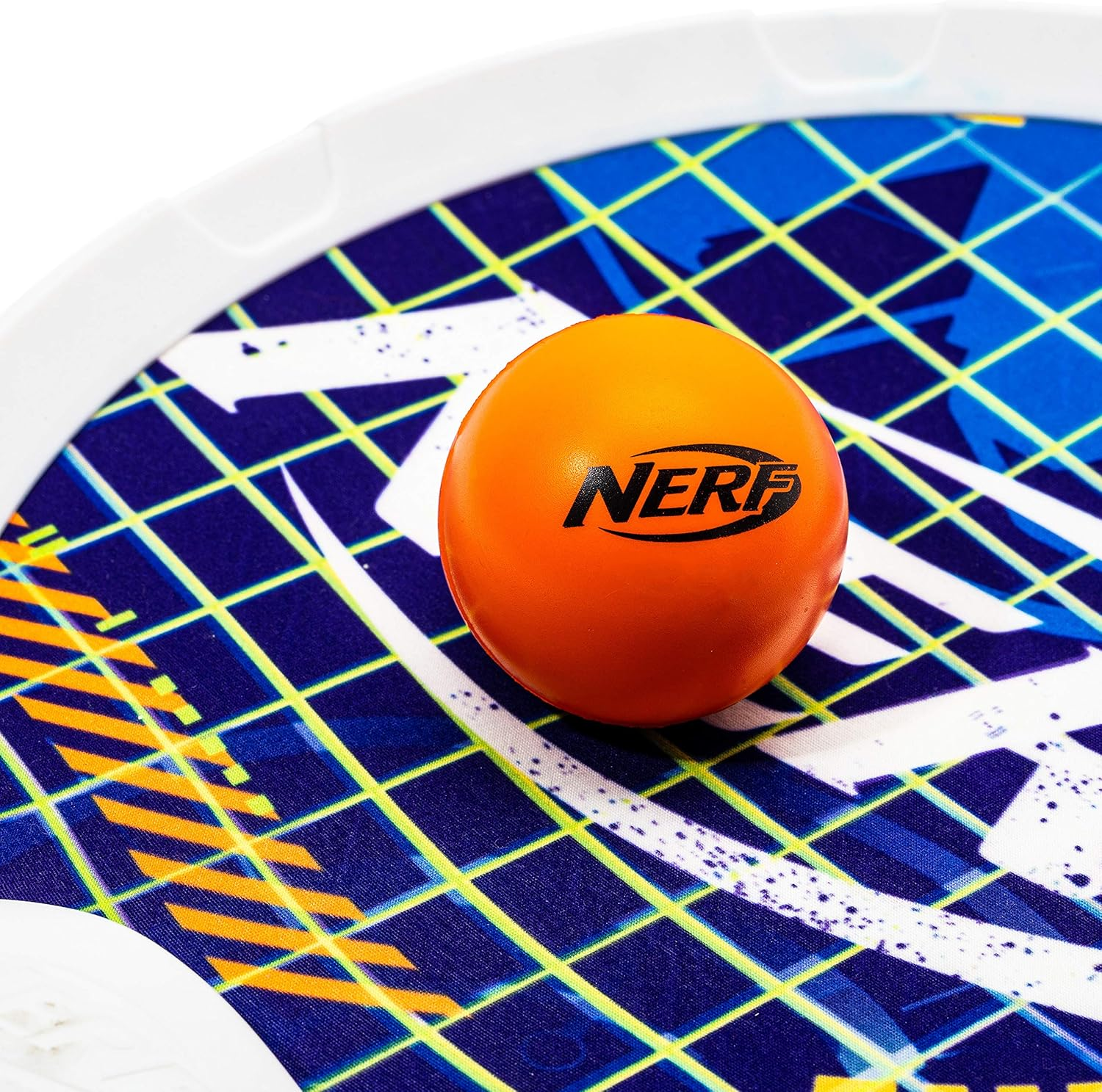 Nerf Small Driveway Tennis Set for Kids - 2 Player Kids Tennis Set - Rackets and Foam Ball - Indoor + Outdoor - (2) Rackets + Foam Ball Included image number 1