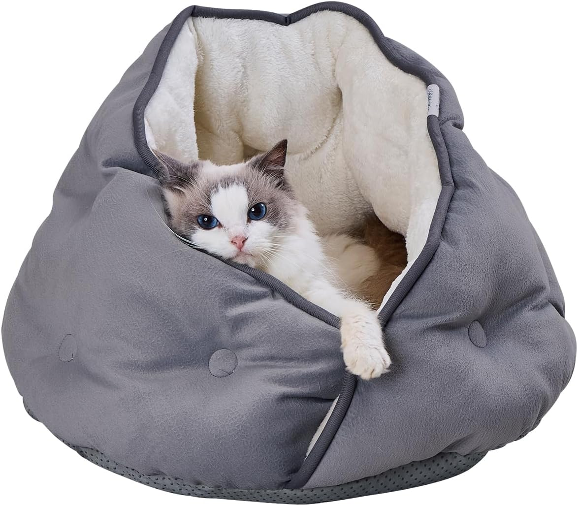 ADD. Mate Cuna Dome Bed for Dogs and Cats, AWA, Charcoal Grey - Charcoal Gray image number 6