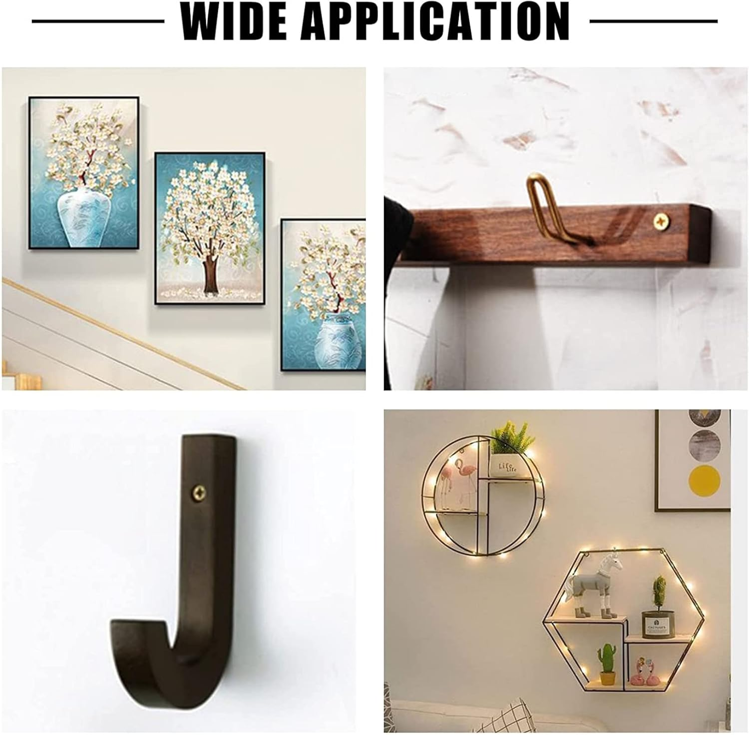 Snokay Metal Self-Drilling Anchor Kit for Plasterboard Fixings | 100Pcs 12X30Mm Hammer Drive Anchors | Plated Plasterboard Fixings | Perfect for TV, Bike, Shelf, Cabinets, Curtains, Calligraphy image number 4