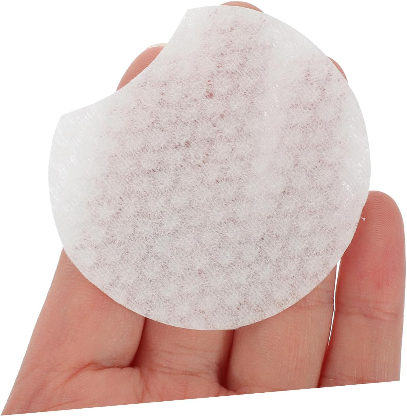 600Pcs Semicircular Makeup Remover Pads Thick Face Pads for Makeup Cleaning for Face Cleaner Travel Use