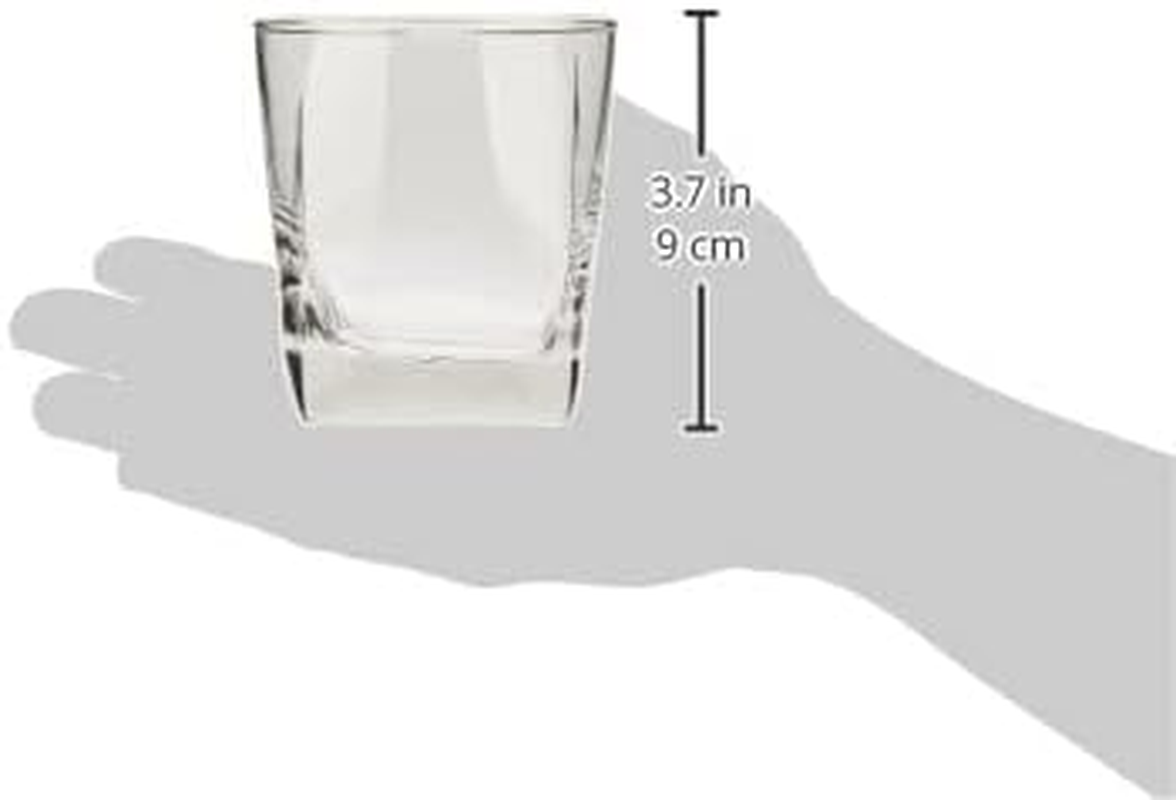 Wiltshire 60137 Plaza Short Drink Tumblers 295Ml, Durable Cocktail Glass, Elegantly Shaped Drinking Glasses (Colour: Clear), Quantity: 1 Set, 6 Pieces image number 1
