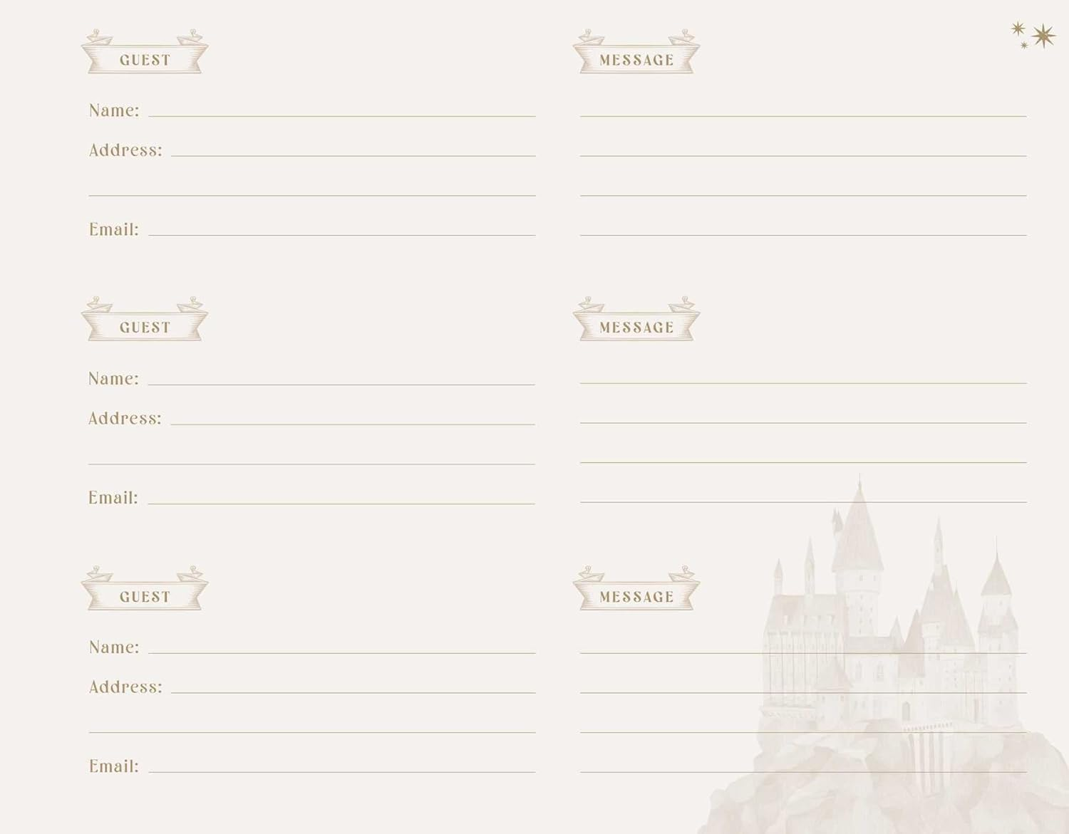 Harry Potter: Hogwarts Guest Book image number 2