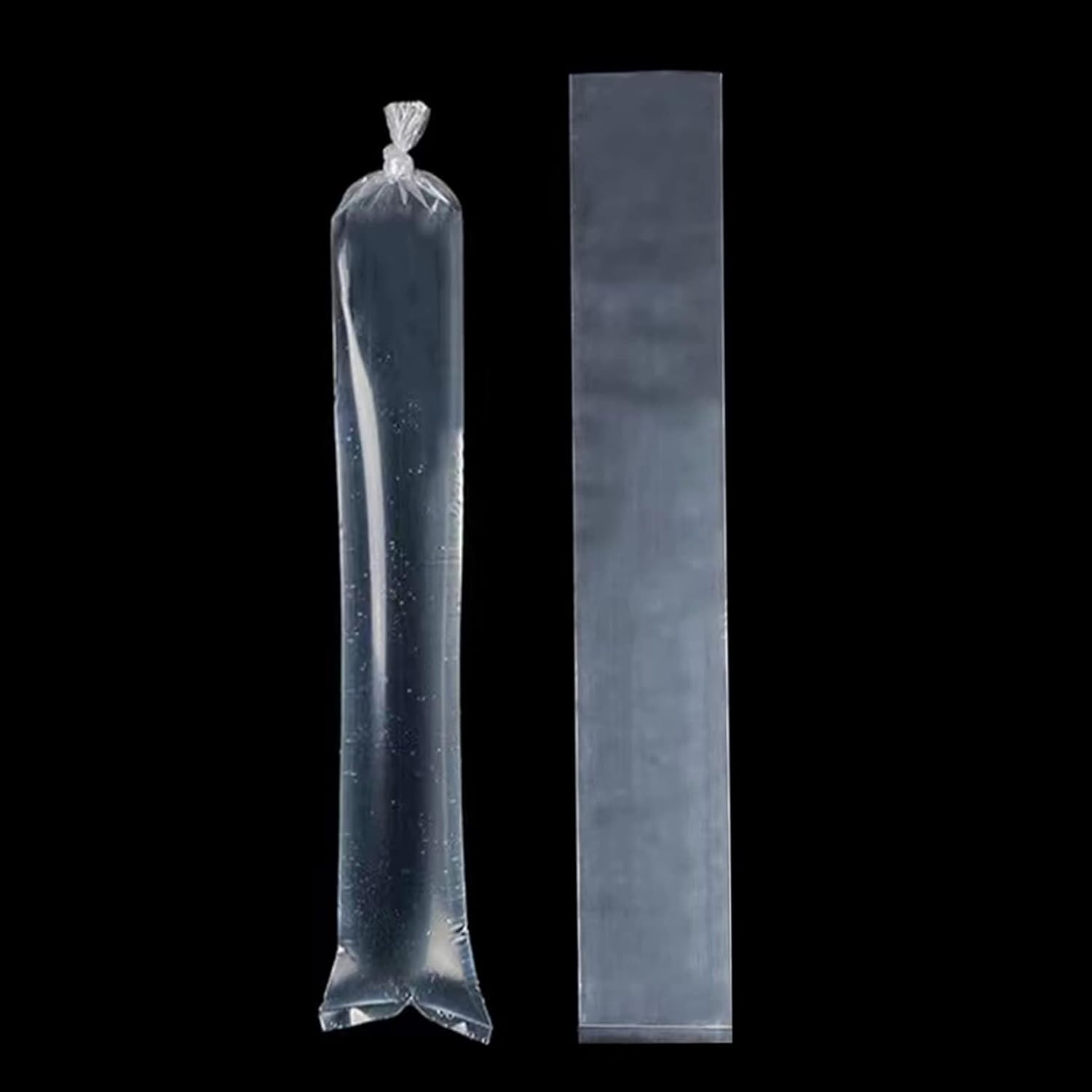 Long Plastic Sleeves 6X50 Inch 50 Pack Poster Poly Bags, 2 Mil Clear Flat Open Blueprint Storage Poster Tube for Large Narrow Items, Waterproof image number 5