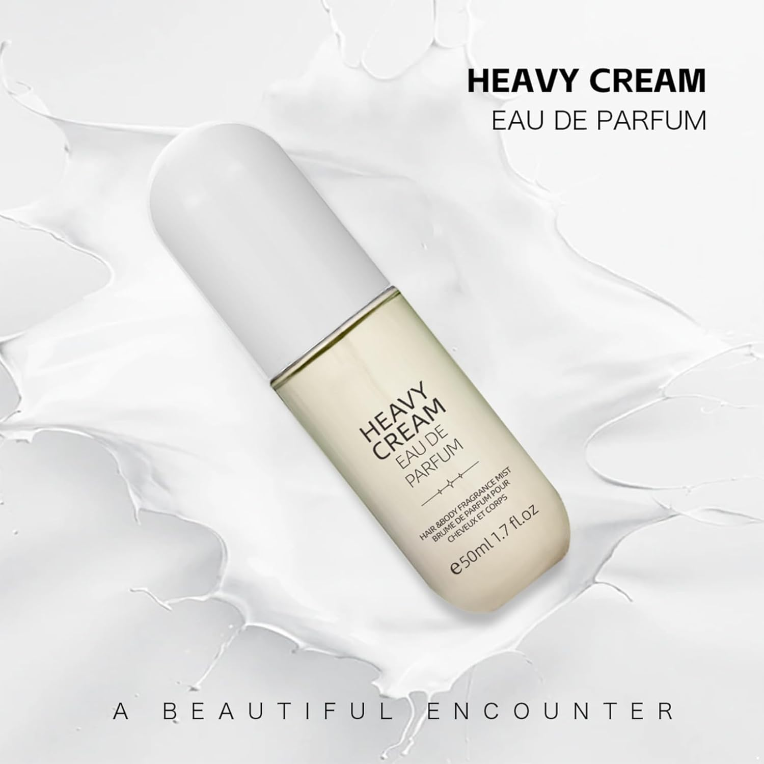 Lejafay Elegant Fresh Scented Perfume Mist for Women Alcohol Free Formulation Long Lasting Heavy Cream Fragrance White One Size