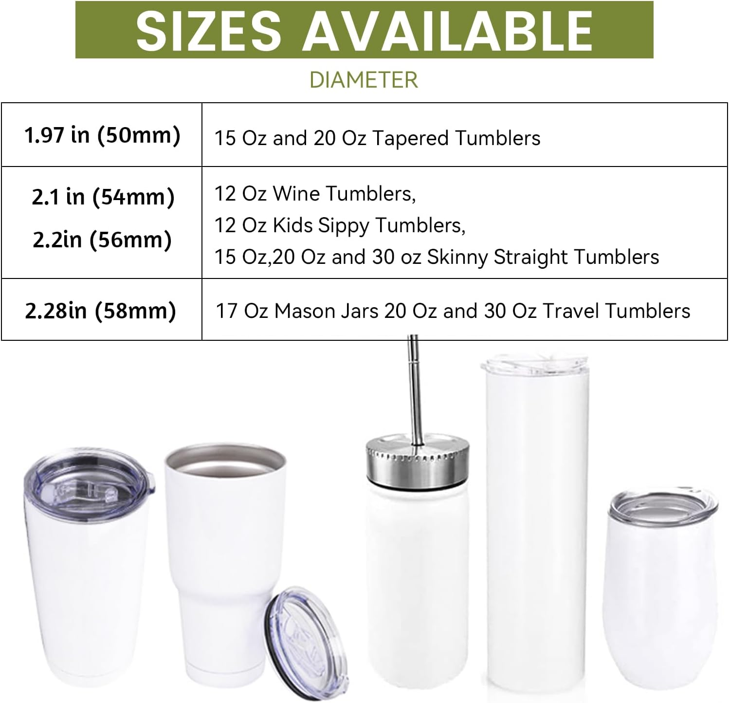 40Pcs Rubber Bottoms for Sublimation Tumblers, Silicone Bottoms for Tumblers, 56Mm Protective Anti-Slip Rubber Bottom with Adhesive Sublimation Supplies (56Mm) image number 6