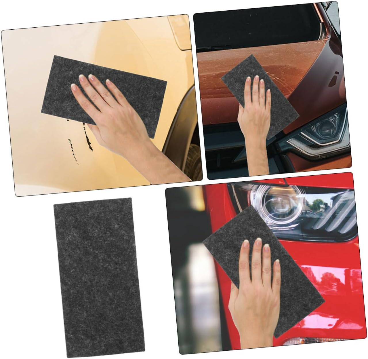 VINTORKY 3Pcs Nano Cloth for Car Scratch Removal Fade-Resistant Automotive Scratch Remover Fit Paint and Polish Repair Cloth Essential Car Care Supplies image number 3