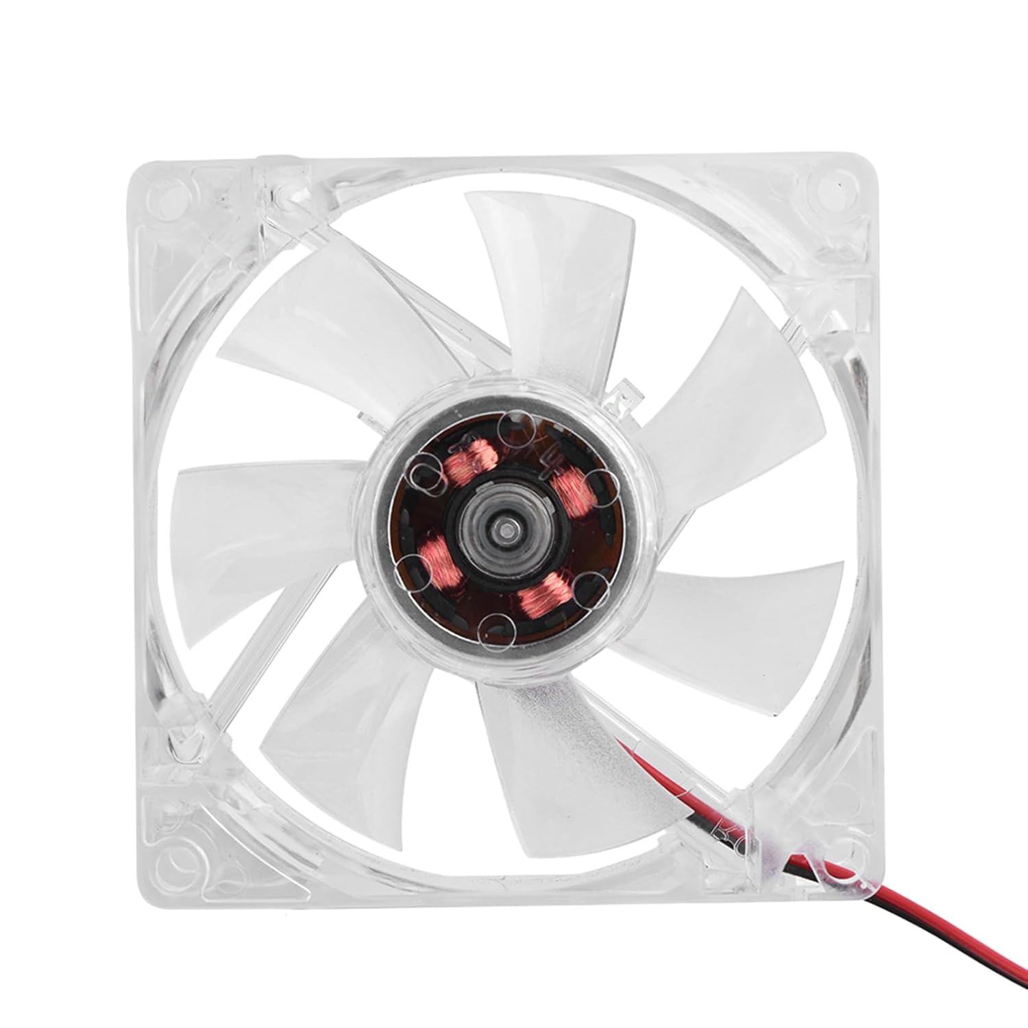 Eosnow 80Mm LED Light 12V 4Pin Mute PC Case Cooling Fan Computer Cooler, Blue Colorful 80Mm Case Fan for Computer Cooling with 46 CFM Air, Silent Application at 11Db a (Blue)