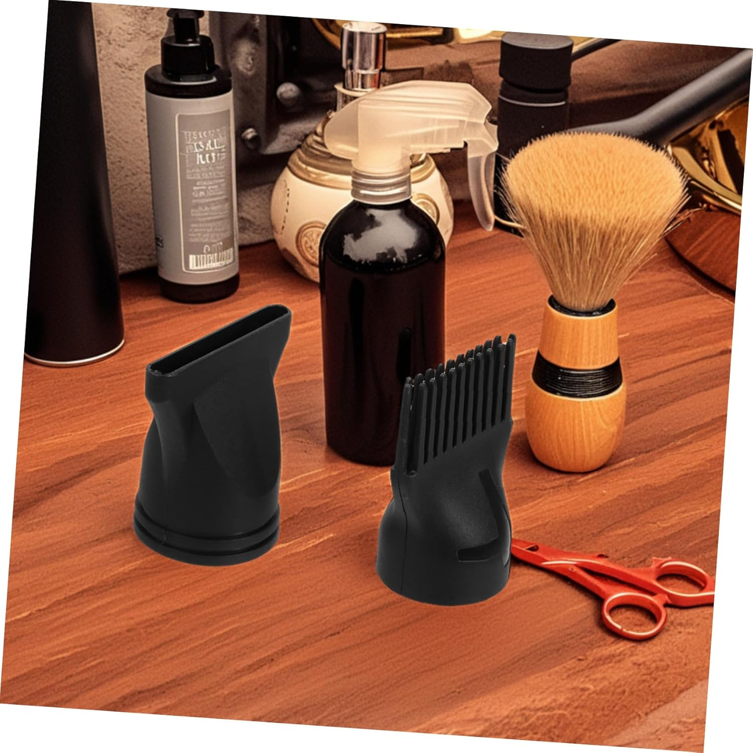 MAGICLULU 2Pcs Hair Dryer Diffuser Nozzle Compatible Blow Dryer Attachment for Quick Curling Straightening Heat Resistant Design Fit for Various Brands