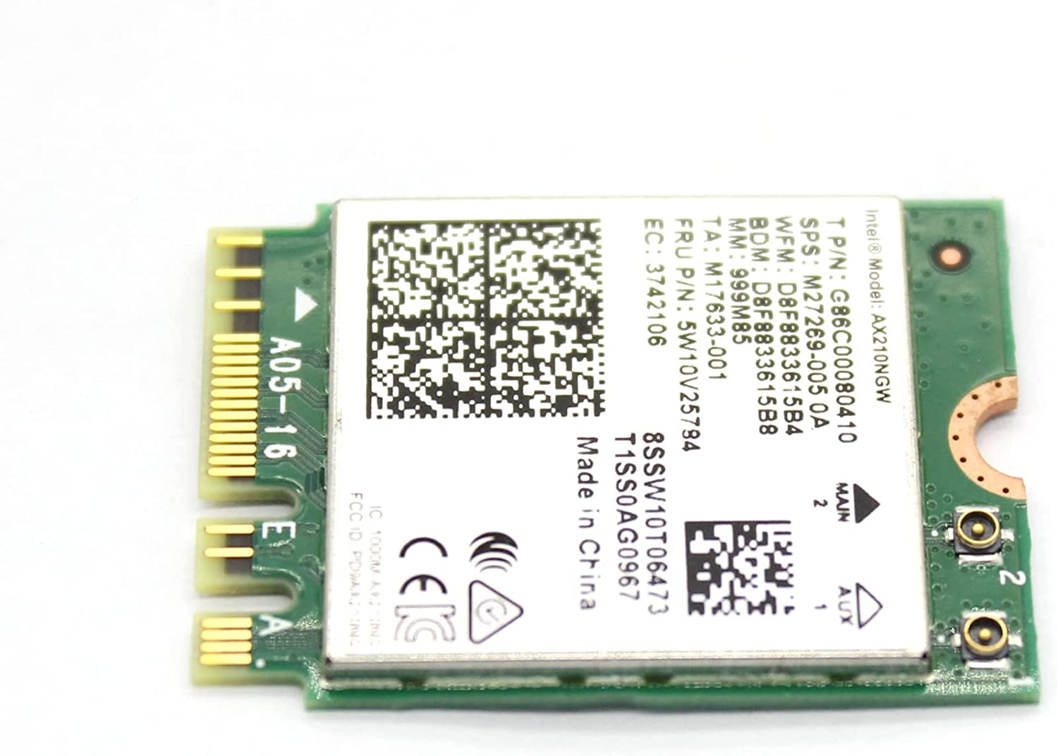 DIGISHUO Wifi 6E Card AX210 Bluetooth 5.2 Tri-Band 5400Mbps Wireless Module for Laptop Support Windows 10/11 64Bit image number 4