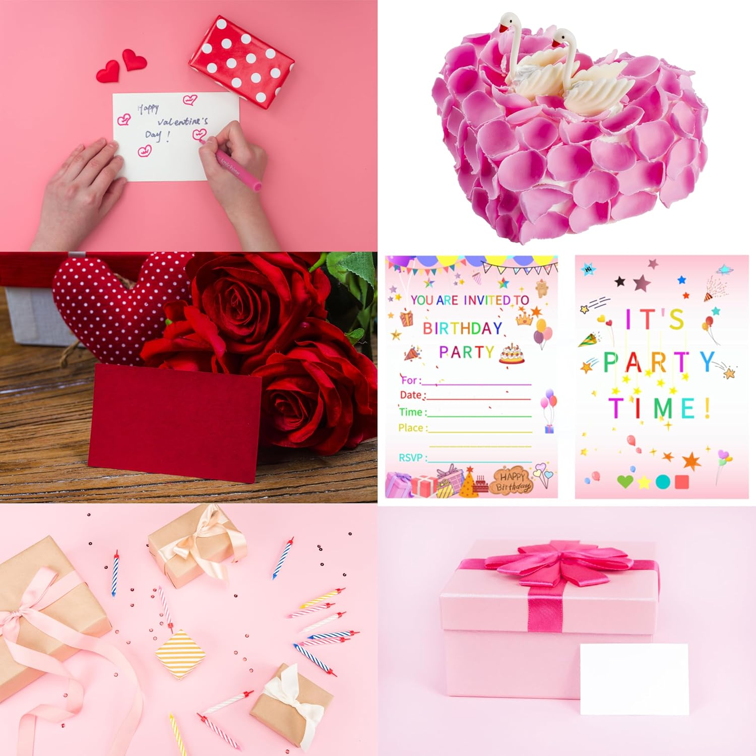 16 Pack Birthday Party Invitation Cards with Envelopes,Colorful & Attractive Invitations for Birthday Parties (Stars) image number 6