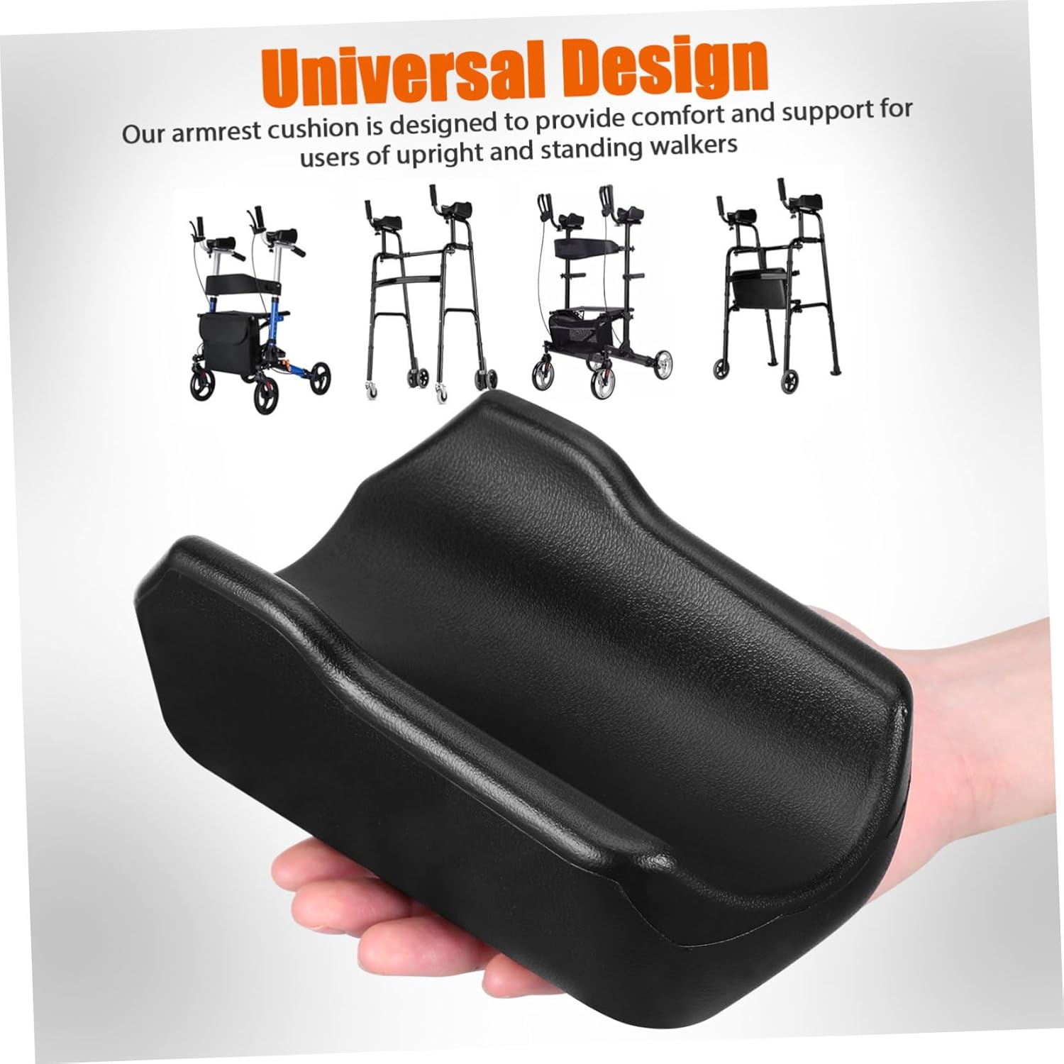 Armrest Pad Soft Elbow Walker Upright Walker Replacement Grip for Seniors image number 5