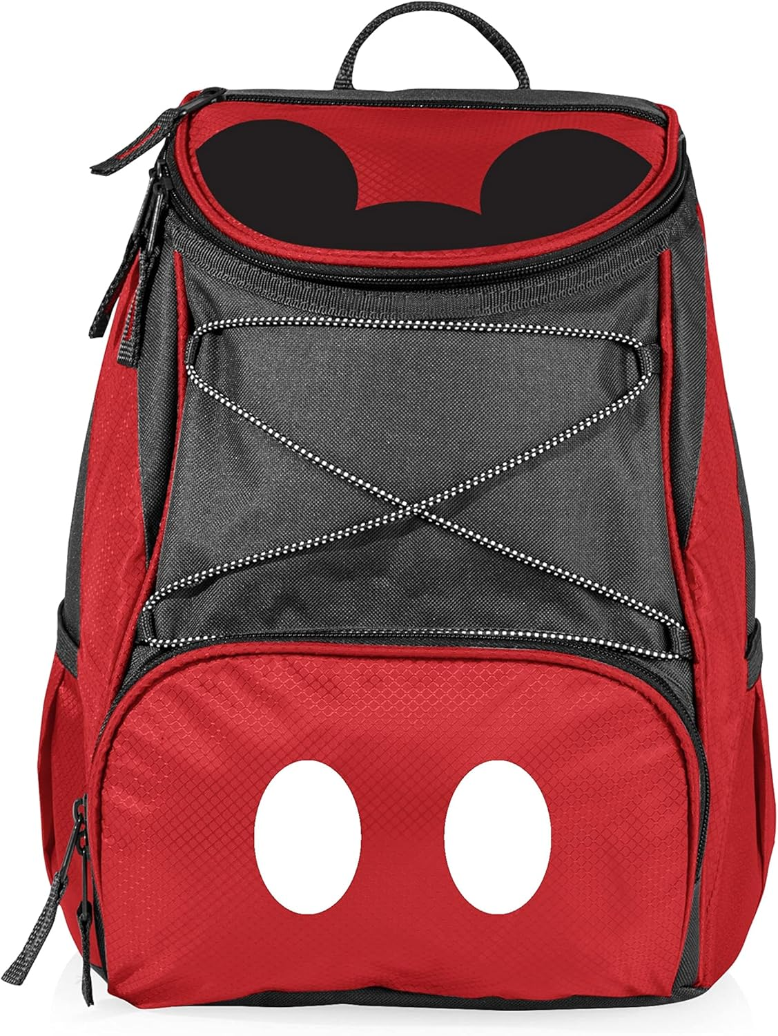 ONIVA - a Picnic Time Brand - Disney PTX Backpack Cooler - Soft Cooler Backpack - Insulated Lunch Bag - Disney Mickey Mouse - Red With Gray Accents image number 3