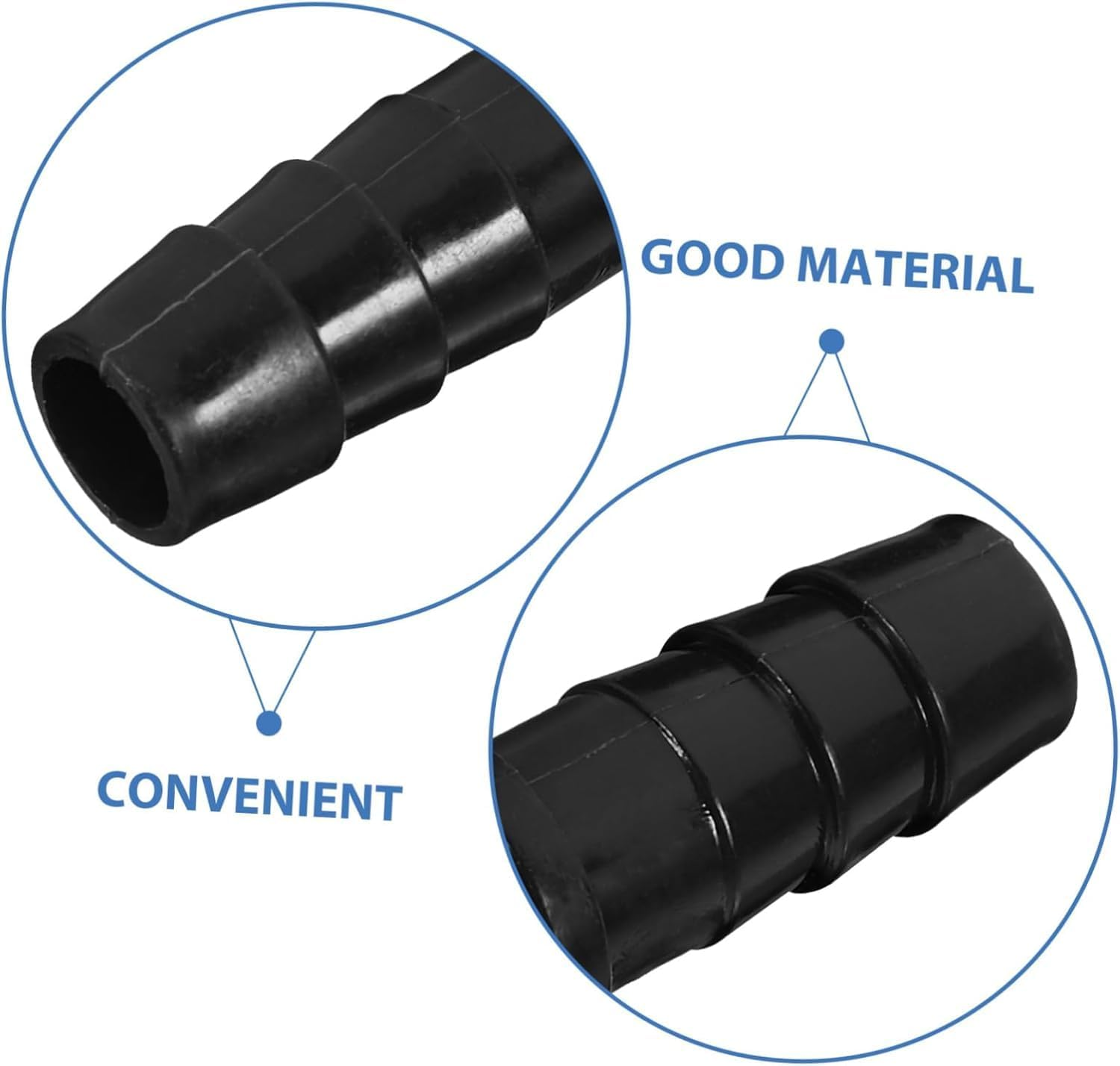 10Pcs Hose Barb Adapter Connectors 12Mm Barb Fittings for Garden Hose Quick Connect Hose Repair Connectors for Drip Irrigation and HVAC image number 1