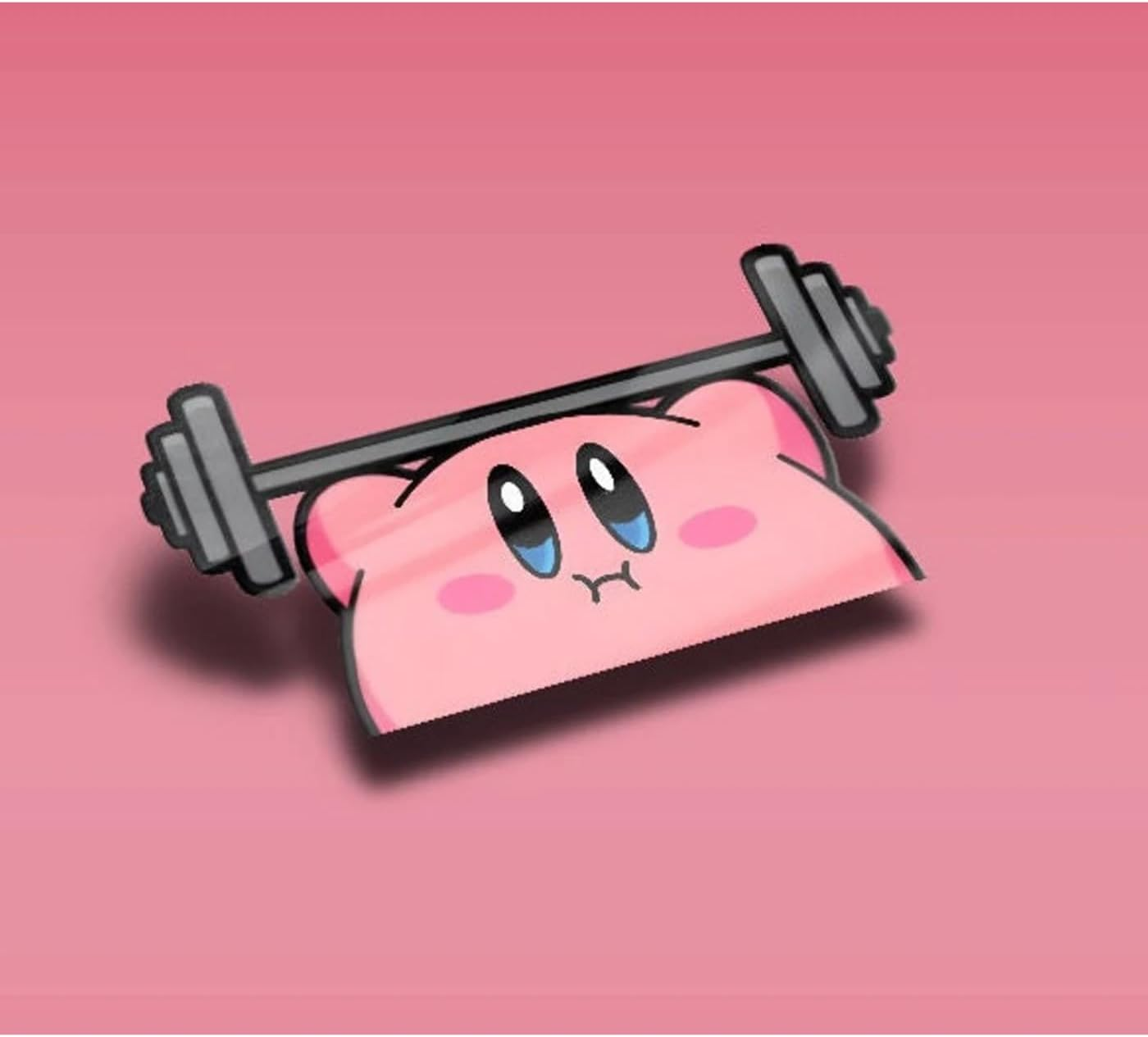 Rawan Fresh Car Stickers - Anime Pink Vinyl Sticker, Peeking Car Decals, Funny Stickers - Waterproof Bumper Stickers for Cars, Truck, Motorcycle, Wall, Window and Laptop. image number 2