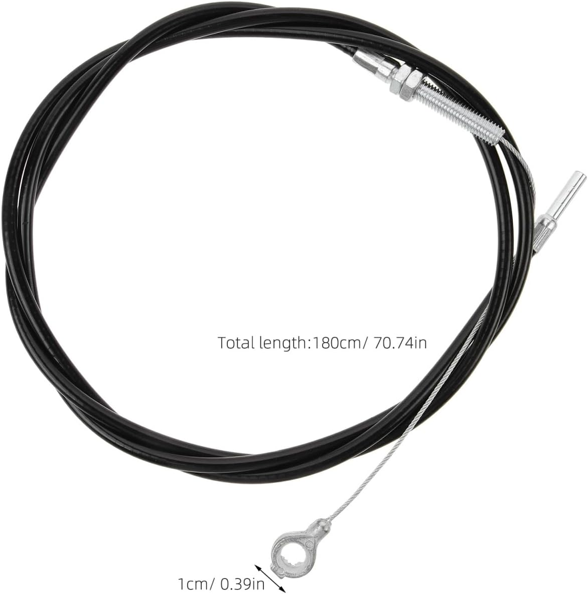 Motorcycle Throttle Cable - Metal Go Kart Cable Accelerator Motorcycle Accessories Throttle Line Wire Replacement for Bike Trailer Truck Mower image number 5