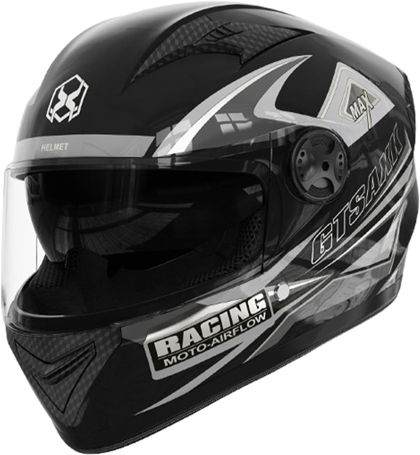 Full Face Motorcycle Helmet, Duals Visor Motorcycle Helmet, Unisex Full Face Street Motorbike Protective Crash Lid for Sport Touring and Road Bike Riding, Mountain Bikes Headwear for Adults