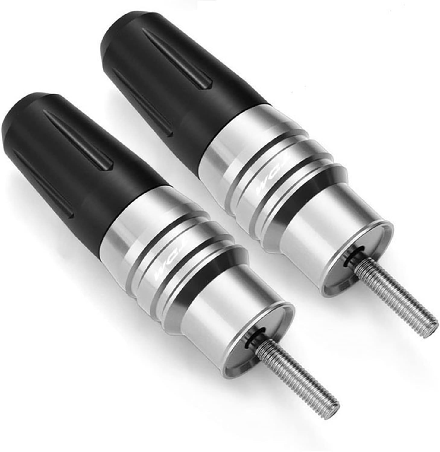 Motorcycle for Yamaha TDM900 TDM850 TDM 900 850 CNC Frame Crash Pads Exhaust Sliders Crash Protector Accessories (Color : Silver)