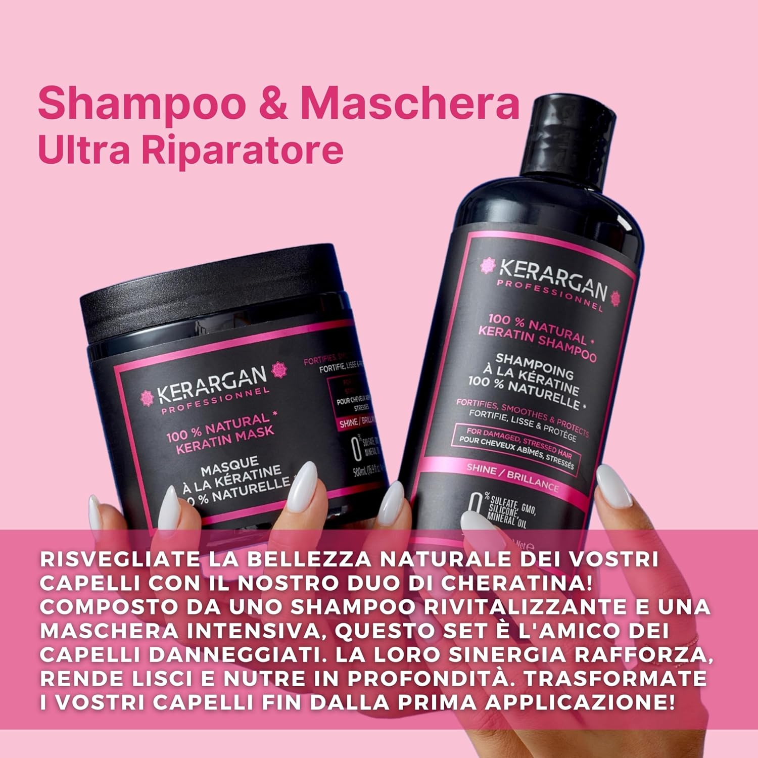 Shampoing & Masque Kerargan (Keratin) image number 3