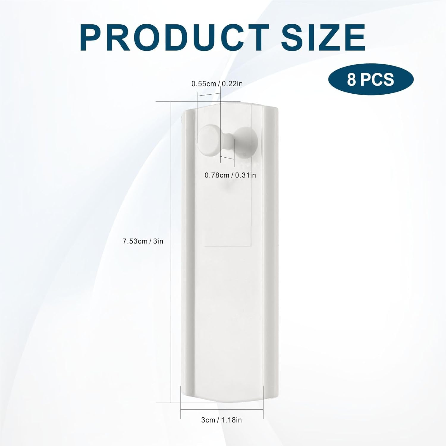 Picture Hooks, 8 Pcs Picture Hanging Strips Kits, No Nails Adhesive Hooks, Heavy Duty Sticky Hooks, Large Removable Adhesive Strips, Universal Picture Large Hangers for Kitchen Home Door Closet image number 5