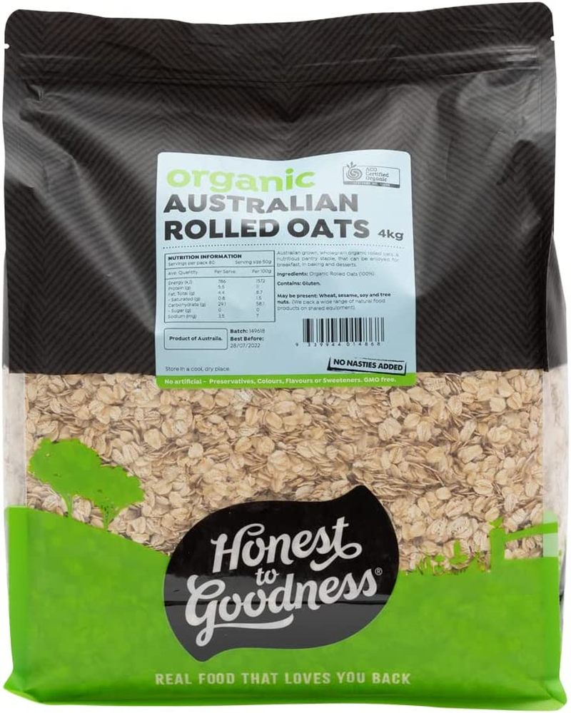 Honest to Goodness Organic Australian Rolled Oats 700 G