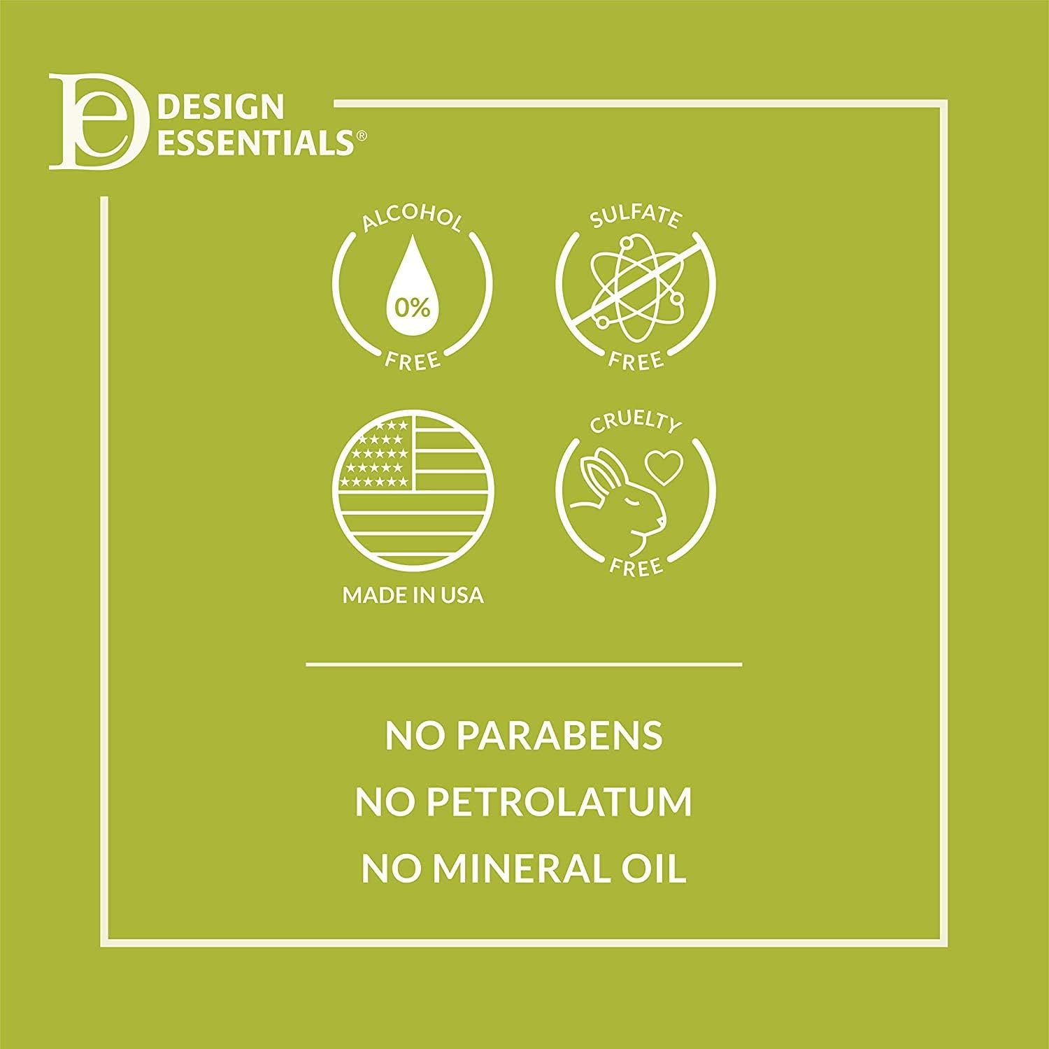 Design Essentials Natural Almond & Avocado Moisturizing & Detangling Sulfate-Free Shampoo, 32 Ounce image number 2