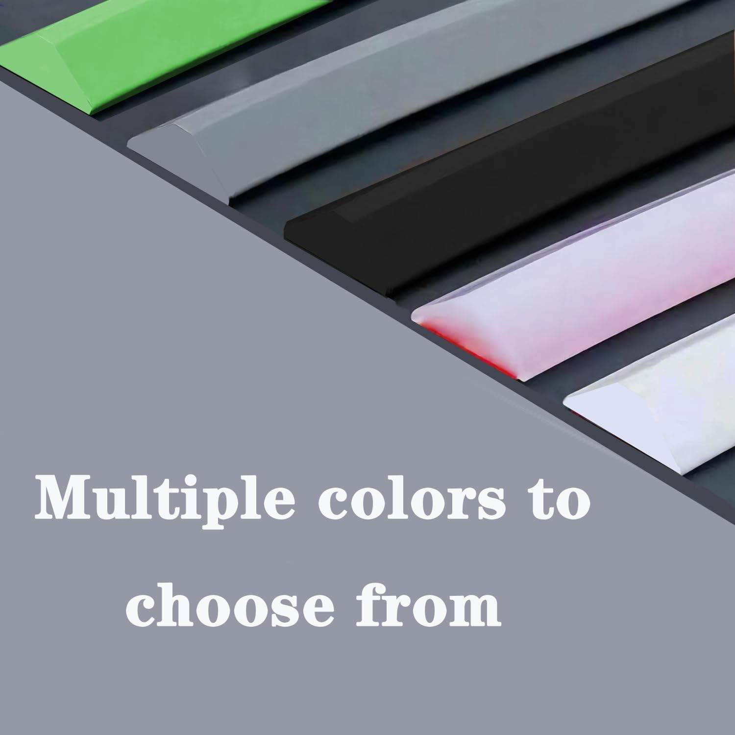 39'' Bathroom Water Barrier,Collapsible Shower Threshold Water Dam, Shower Barrier and Self-Adhesive Shower Water Barrier, Water Retaining Dam Strip Dry and Wet Separation,Transparent image number 1