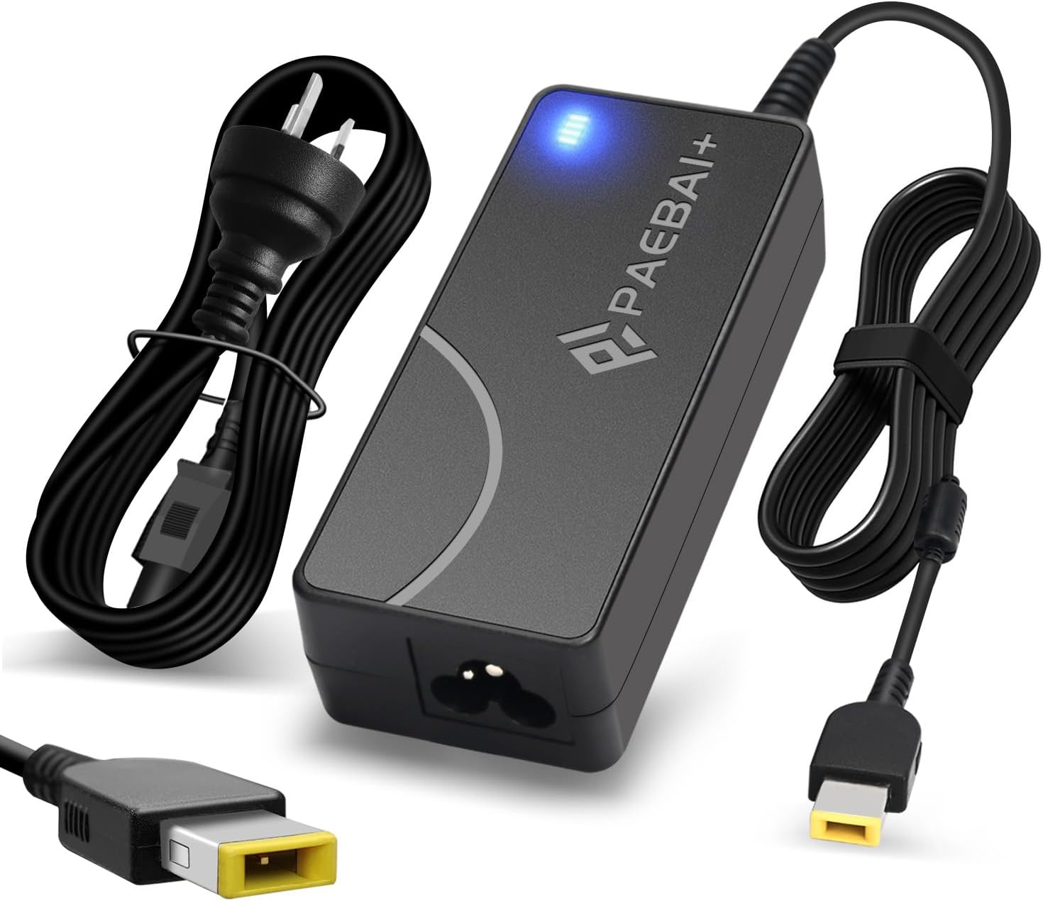 65W 45W Laptop Charger for Lenovo Thinkpad T460 T470 T470S T440 T450S E531, Yoga 2 13 11S/Pro, X1 Carbon 2015/2016 Flex 20V 3.25A Square Tip Power Supply Adapter image number 4