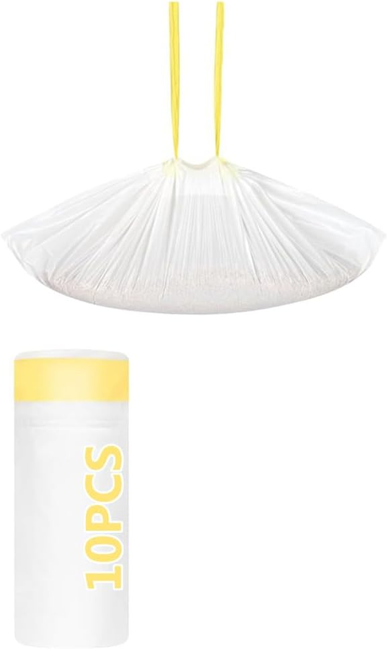 Leak-Proof Cat Litter Bags, Pussy Trash Box Liners with Drawstring, Heavy Duty, Easy Clean-Up Liner, for Cat Litter Pan (94 X 45Cm, 10-Pack) image number 2