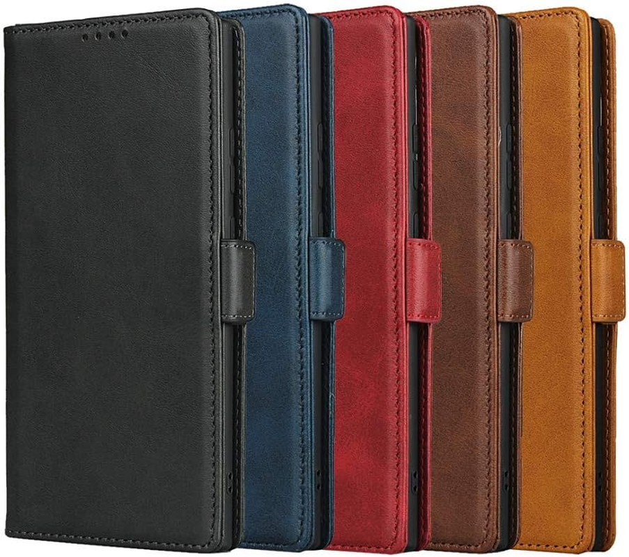 Cavor for Samsung Galaxy Note20 Ultra Case,Note20 Ultra 5G Case,Leather Wallet Phone Case with Magnetic Closure & Card Slots(6.9")-Black image number 4