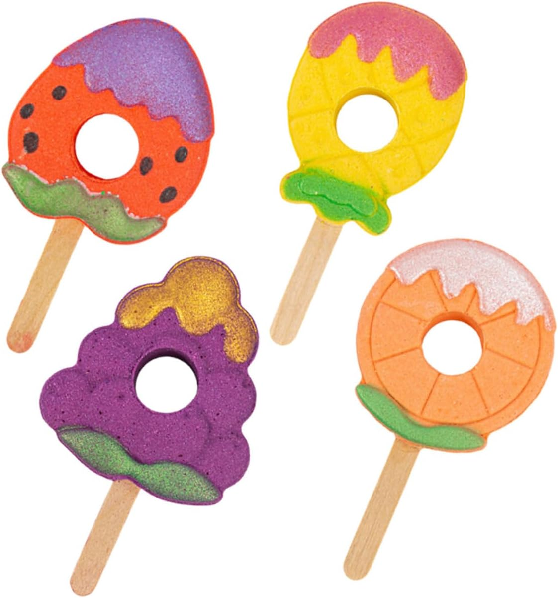 OATIPHO 4Pcs Bomb Salt Essential Oil Creative Bathing Toys Boys and Girls Bubble Bath image number 6