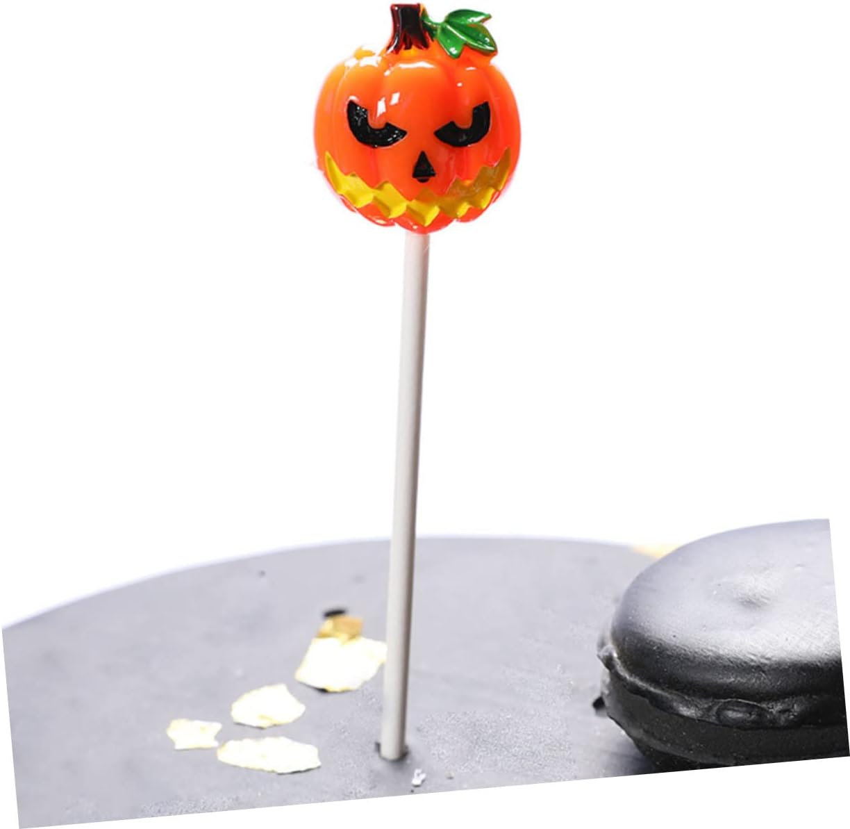 Halloween Cake Topper Set 9Pcs Resin Picks for Dessert Decoration Random Style image number 5