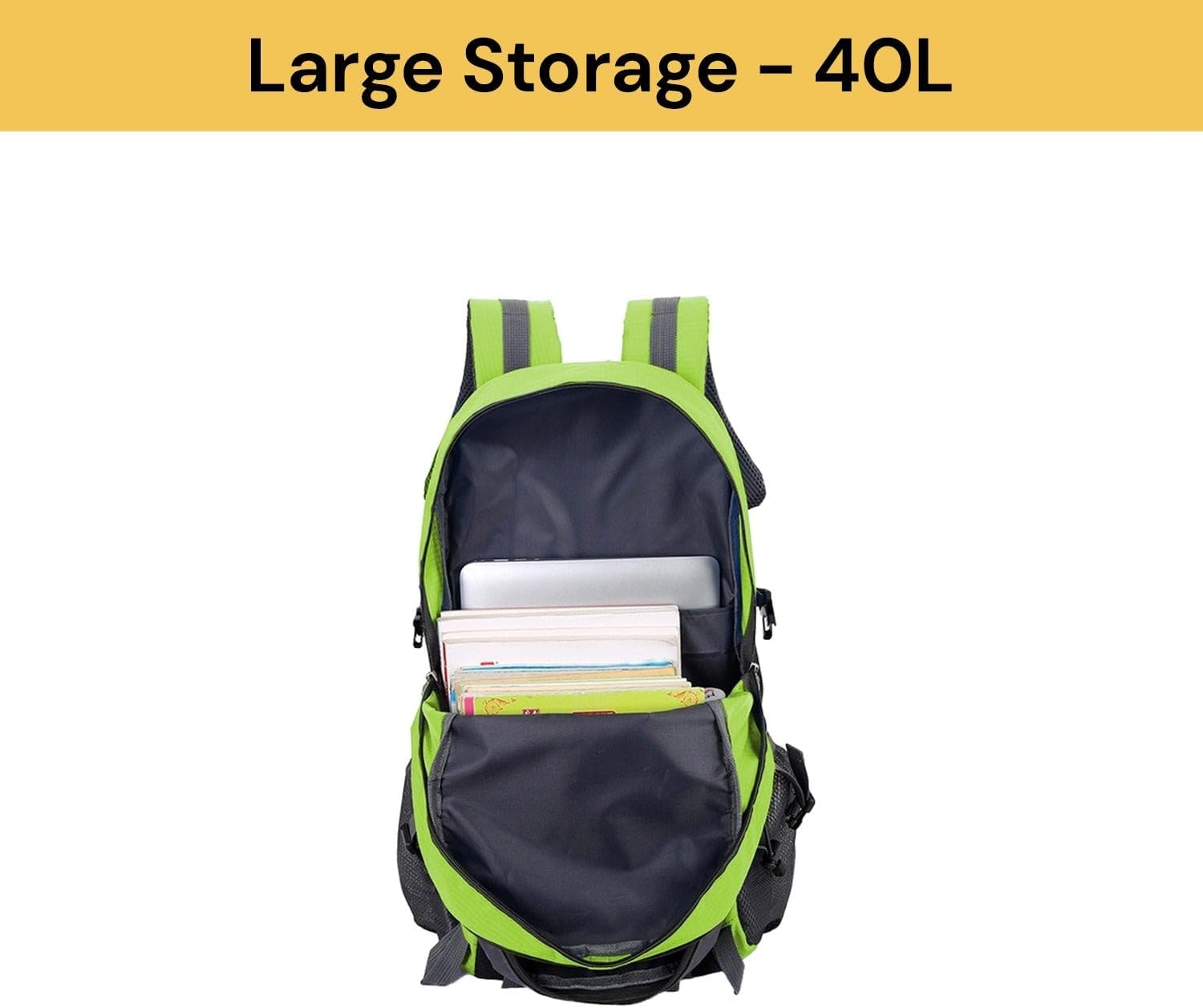 EZONEDEAL 40L Hiking Backpack, Lightweight Packable Hiking Daypack Small Travel Outdoor Foldable Shoulder Bag, Travel Backpacks Hiking Daypack for Women & Men, Casual Outdoor Bag image number 2