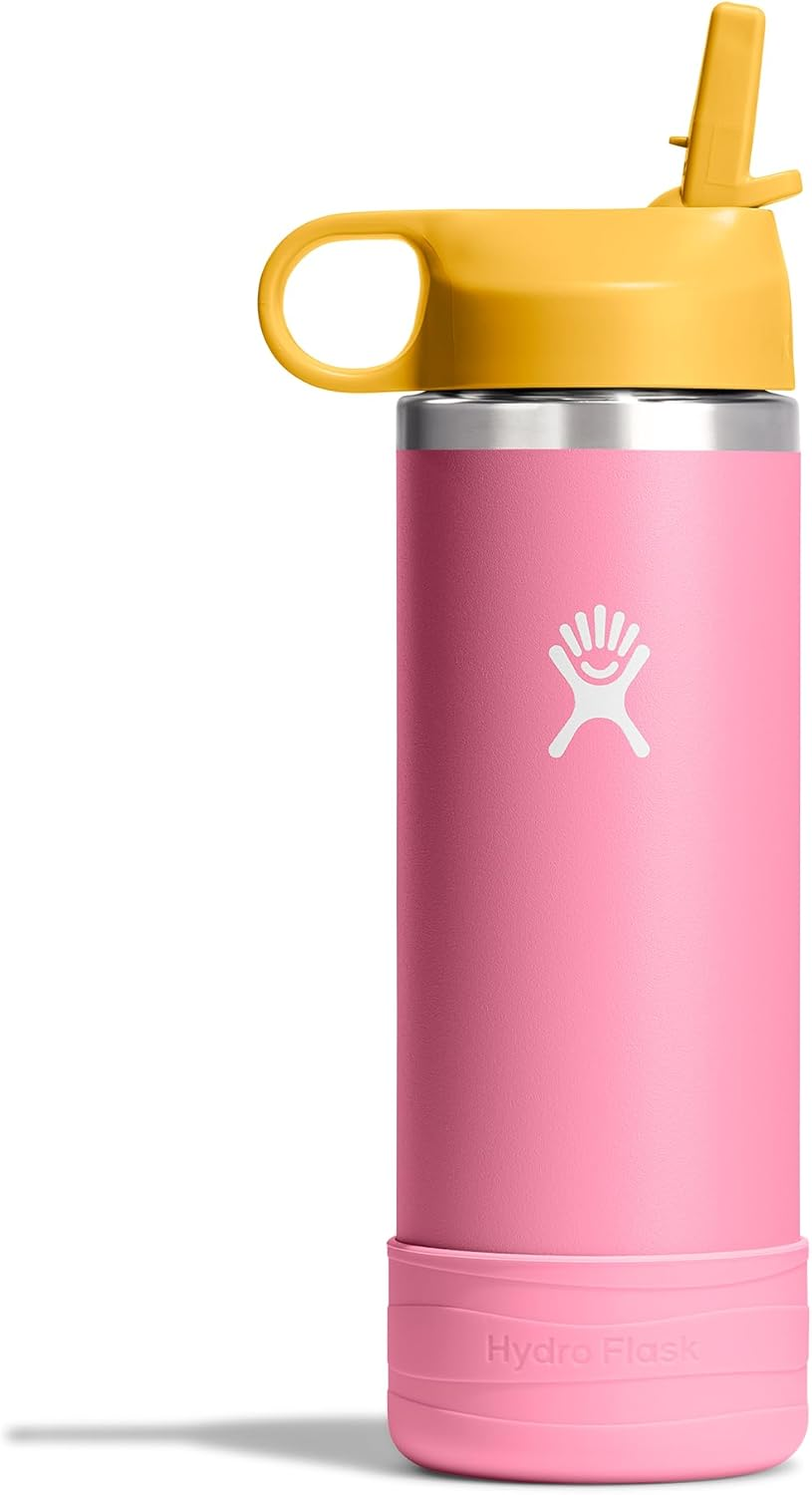 Hydro Flask 12 Oz Kids Wide Mouth Straw Cap and Boot Anemone