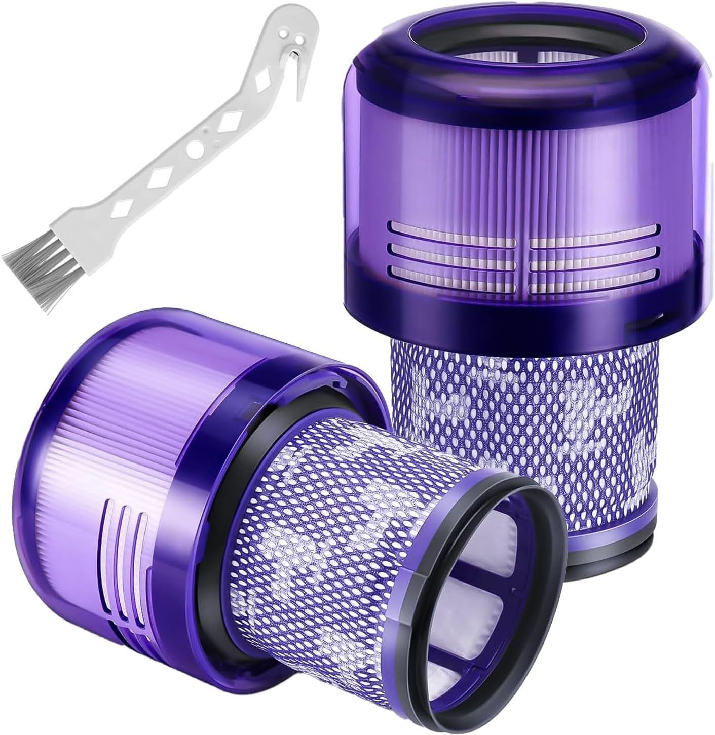 V11 Vacuum Filters Replacement Parts Compatible with Dyson V11 Torque Drive V11 Animal/Complete/Extra V15 Detect V15S Detect Submarine Vacuums, 2 Pack HEPA Filter Replace Part 970013-02 image number 2