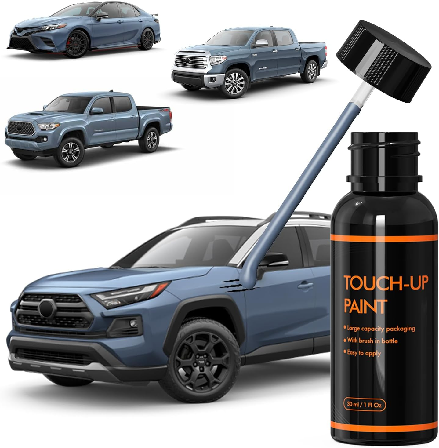 8W2 Cavalry Blue Touch up Paint for Toyota, DIY Car Paint Scratch Repair Kit, Automotive Paints, Quick & Easy Fix Scratch Repair for Rav4/Camry/Tacoma/Fj Cruiser/Tundra/4Runner - Blizzard Pearl (070) image number 3