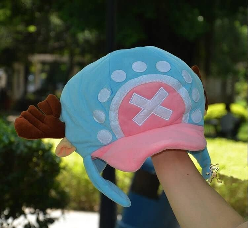 NUOGIC Ones Tony Tony Chopper Hat Cosplay Accessories Hat Plush Blue Hat Costume Hat Ver 5&hellip;